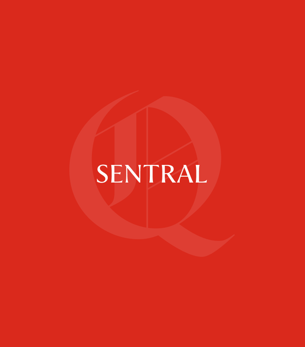 Red background with white SENTRAL text